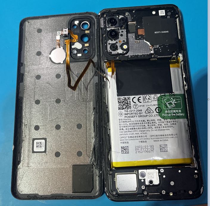 OPPO Reno5A(オッポ　リノ５エー）バッテリー交換【スマホ修理工房札幌店】